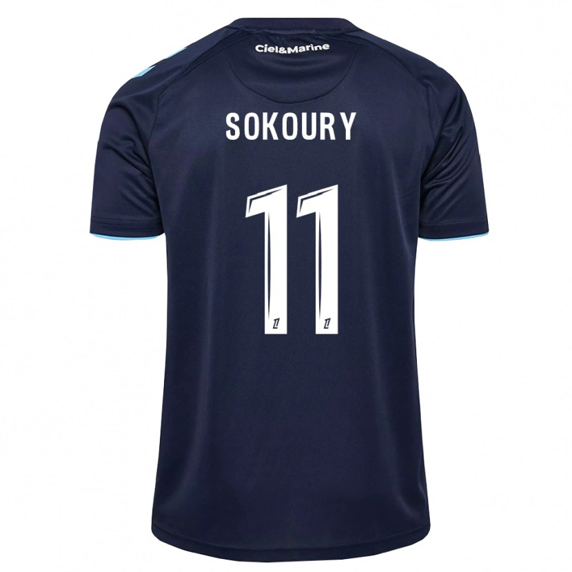 Danxen Mænd Junior Sokoury #11 Kornblomstblå Midnatsblå Hjemmebane Spillertrøjer 2026/27 Trøje T-Shirt