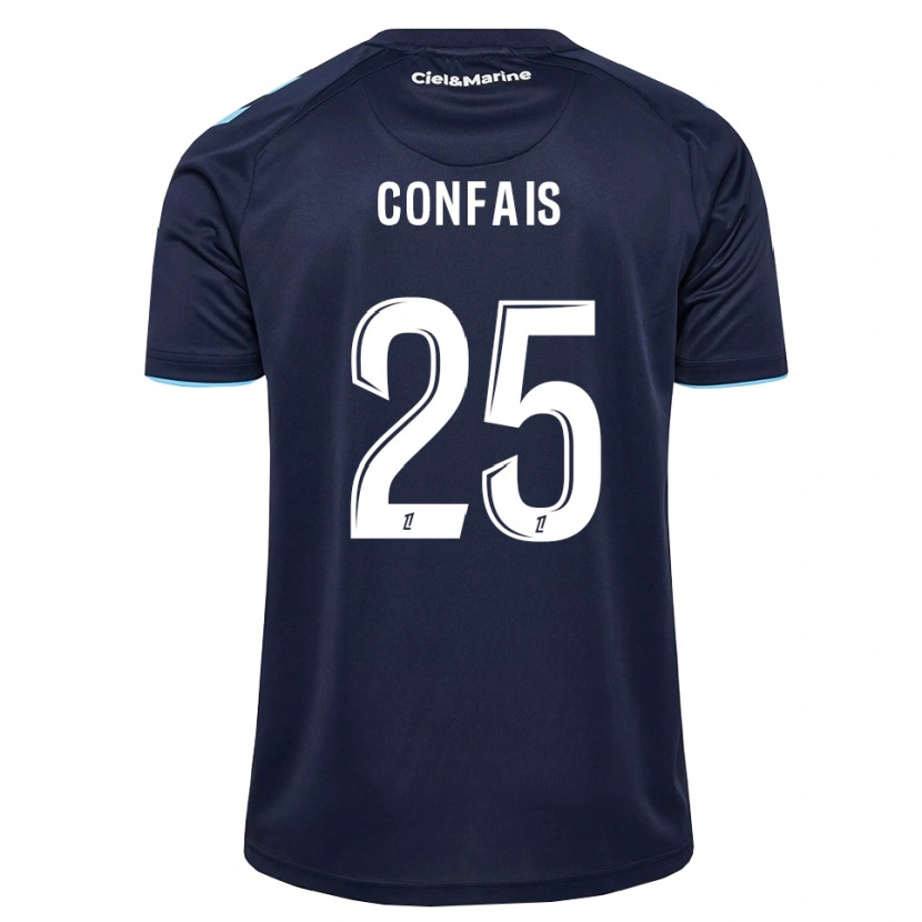 Danxen Mænd Aloïs Confais #25 Kornblomstblå Midnatsblå Hjemmebane Spillertrøjer 2026/27 Trøje T-Shirt