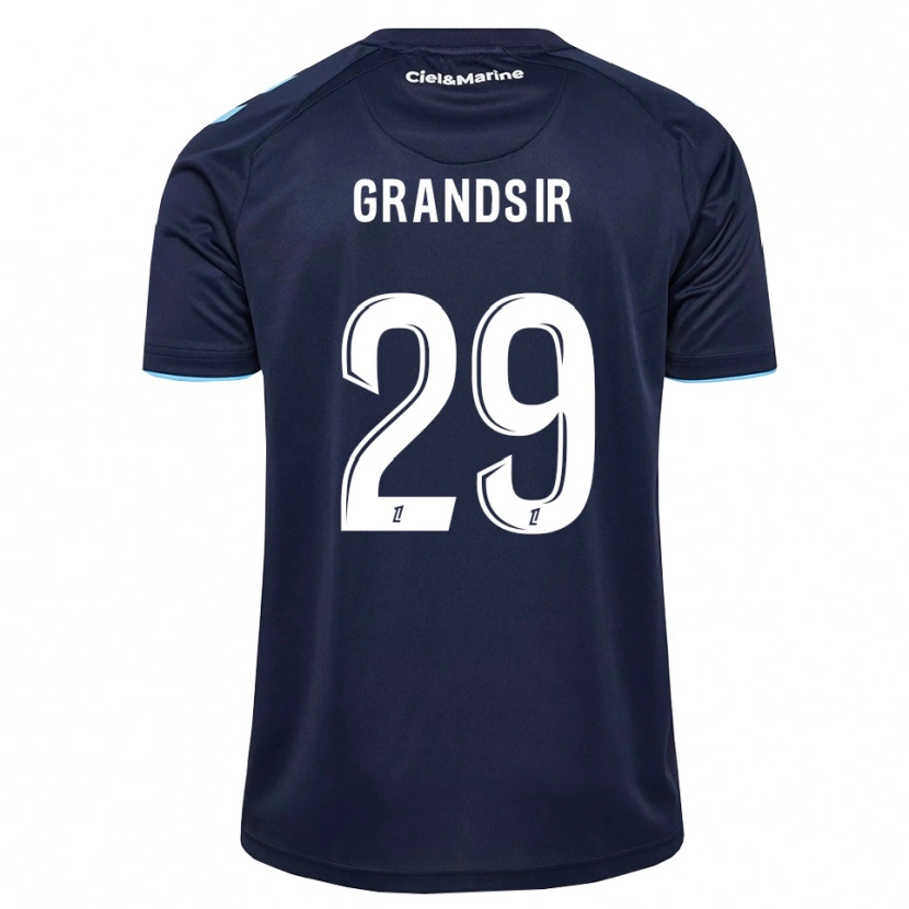 Danxen Mænd Samuel Grandsir #29 Kornblomstblå Midnatsblå Hjemmebane Spillertrøjer 2026/27 Trøje T-Shirt