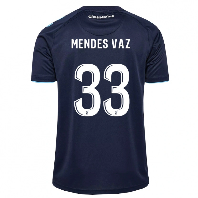 Danxen Mænd Hernâni Mendes Vaz #33 Kornblomstblå Midnatsblå Hjemmebane Spillertrøjer 2026/27 Trøje T-Shirt