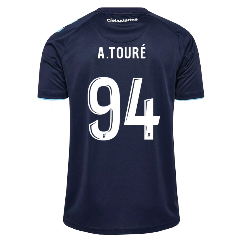 Danxen Mænd Abdoulaye Touré #94 Kornblomstblå Midnatsblå Hjemmebane Spillertrøjer 2026/27 Trøje T-Shirt