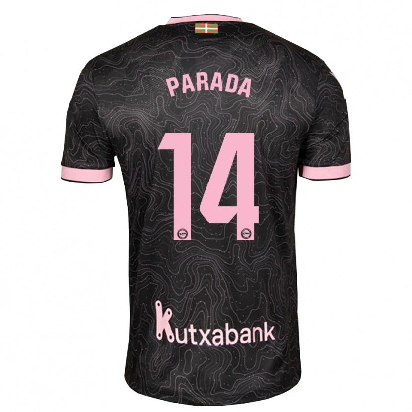 Danxen Mænd Victor Parada #14 Sort Pink Udebane Spillertrøjer 2026/27 Trøje T-Shirt