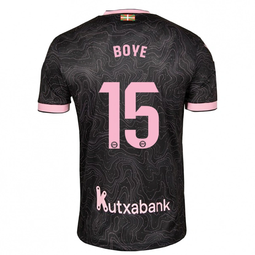 Danxen Mænd Lucas Boyé #15 Sort Pink Udebane Spillertrøjer 2026/27 Trøje T-Shirt