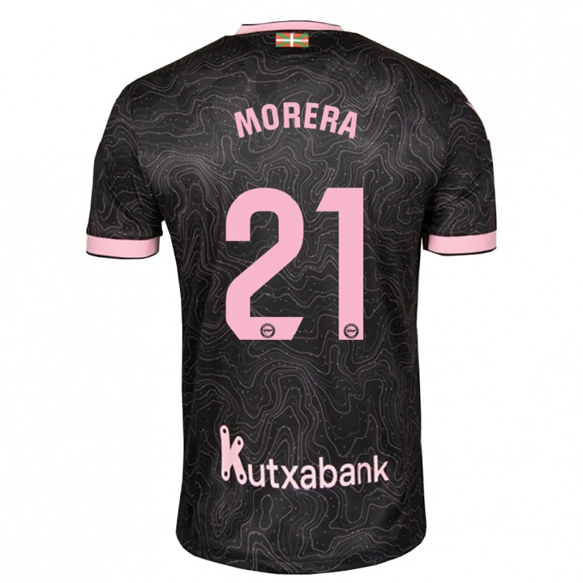 Danxen Mænd Carla Morera #21 Sort Pink Udebane Spillertrøjer 2026/27 Trøje T-Shirt