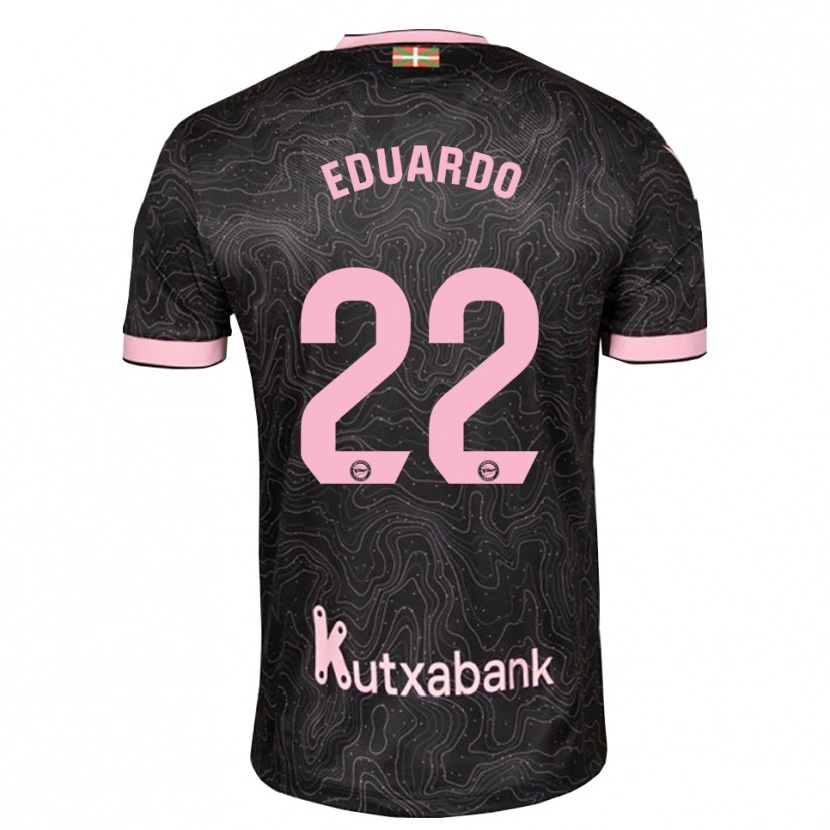 Danxen Mænd Eduardo Fontana #22 Sort Pink Udebane Spillertrøjer 2026/27 Trøje T-Shirt