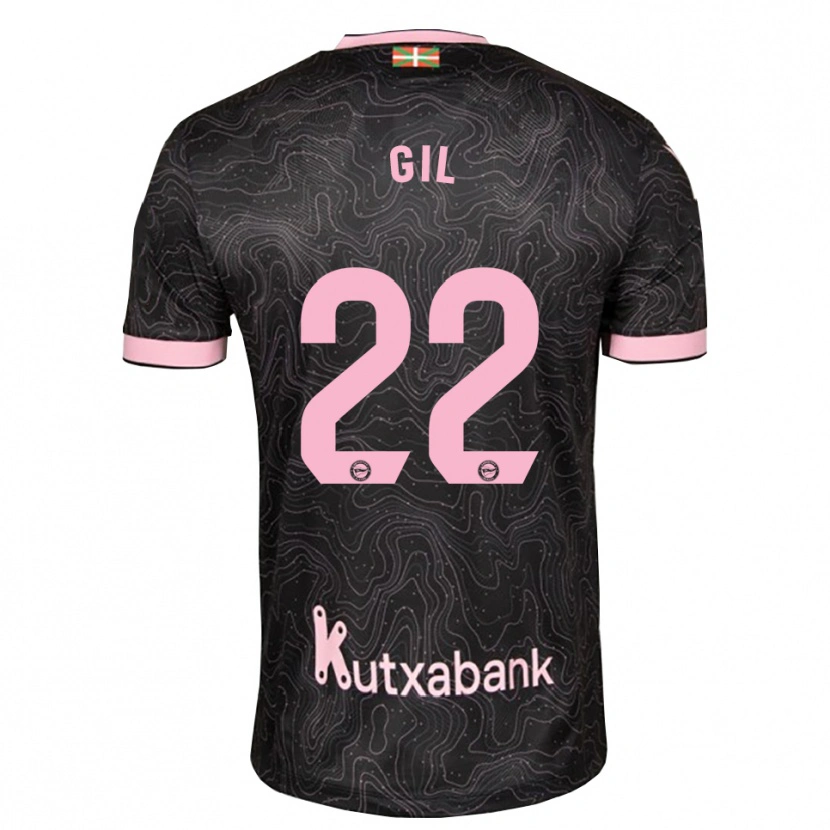Danxen Mænd Raquel Gil #22 Sort Pink Udebane Spillertrøjer 2026/27 Trøje T-Shirt
