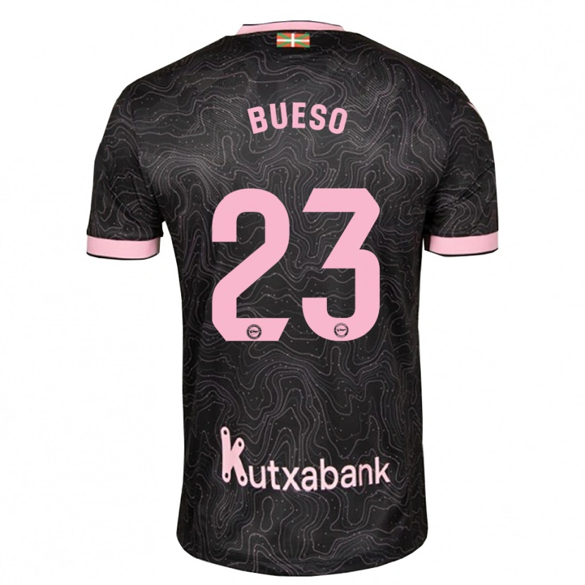 Danxen Mænd Alejandro Bueso #23 Sort Pink Udebane Spillertrøjer 2026/27 Trøje T-Shirt