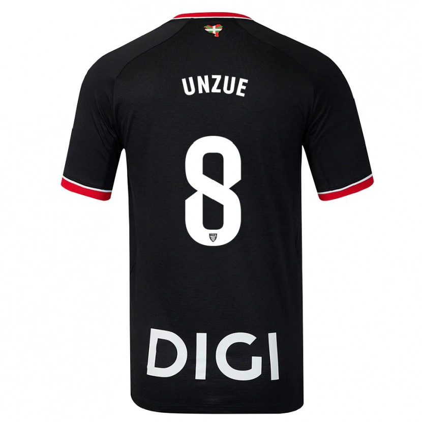 Danxen Mænd Marta Unzué #8 Sort Hvid Rød Udebane Spillertrøjer 2026/27 Trøje T-Shirt