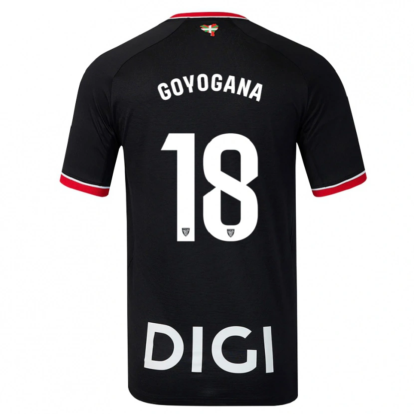 Danxen Mænd Unax Goyogana #18 Sort Hvid Rød Udebane Spillertrøjer 2026/27 Trøje T-Shirt