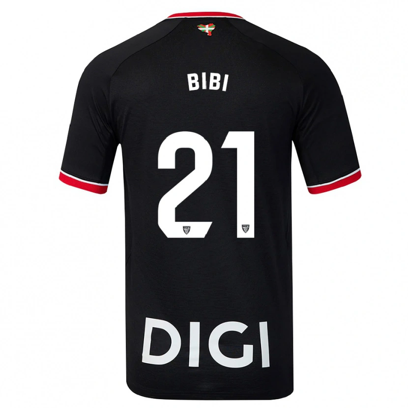 Danxen Mænd Bibiane Schulze #21 Sort Hvid Rød Udebane Spillertrøjer 2026/27 Trøje T-Shirt