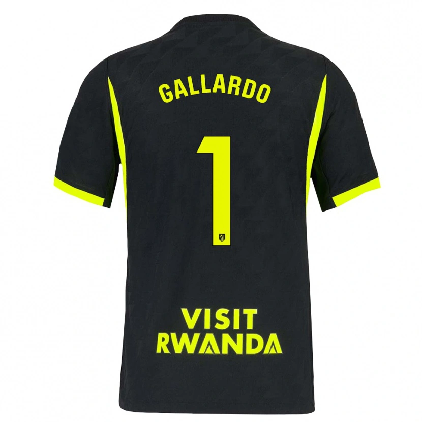 Danxen Mænd Lola Gallardo #1 Lysegrøn Sort Udebane Spillertrøjer 2026/27 Trøje T-Shirt