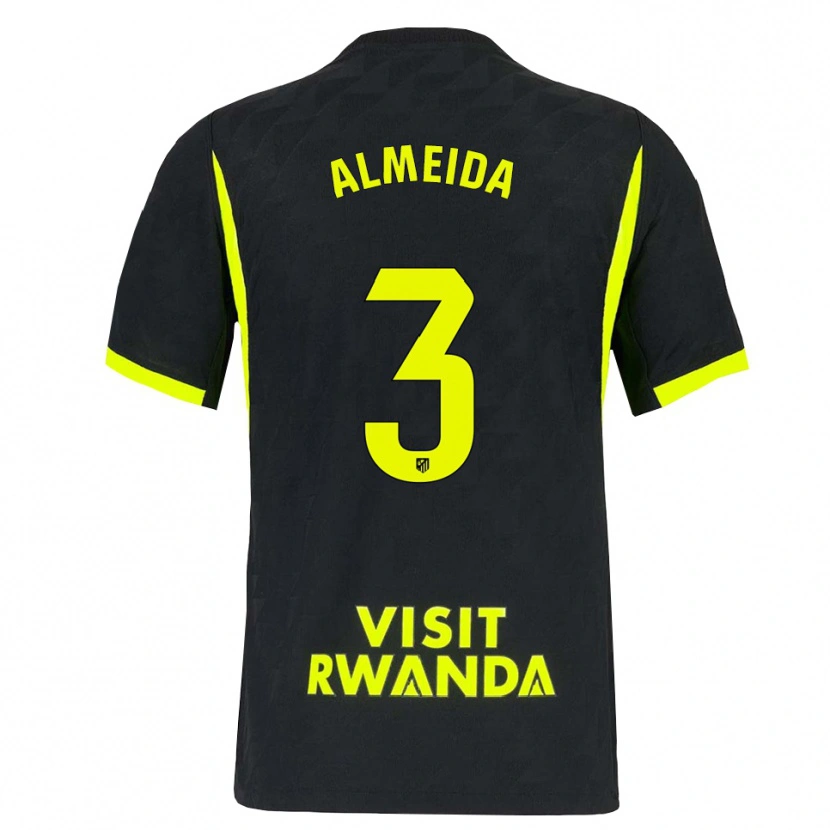 Danxen Mænd Adrián Almeida #3 Lysegrøn Sort Udebane Spillertrøjer 2026/27 Trøje T-Shirt