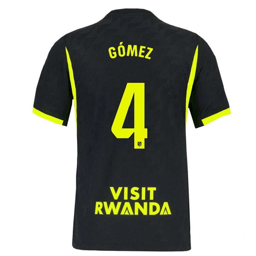 Danxen Mænd Mariano Gómez #4 Lysegrøn Sort Udebane Spillertrøjer 2026/27 Trøje T-Shirt