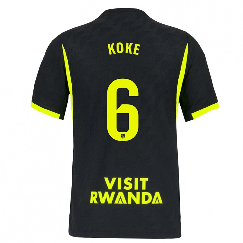Danxen Mænd Koke #6 Lysegrøn Sort Udebane Spillertrøjer 2026/27 Trøje T-Shirt