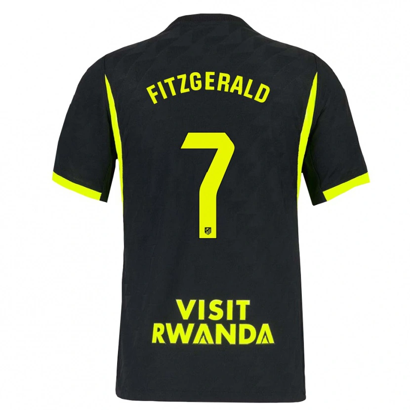 Danxen Mænd Daniel Fitzgerald #7 Lysegrøn Sort Udebane Spillertrøjer 2026/27 Trøje T-Shirt