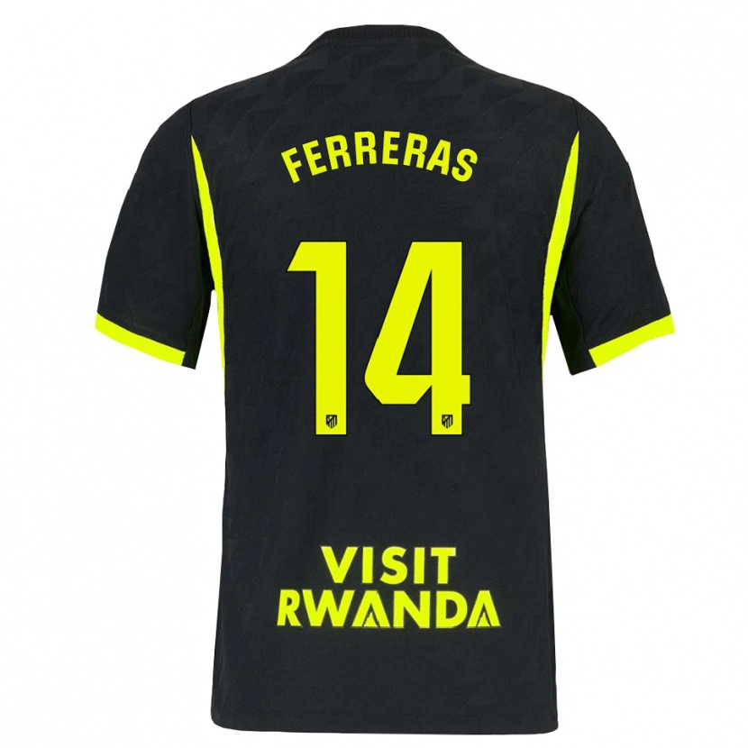 Danxen Mænd Adrian Ferreras #14 Lysegrøn Sort Udebane Spillertrøjer 2026/27 Trøje T-Shirt