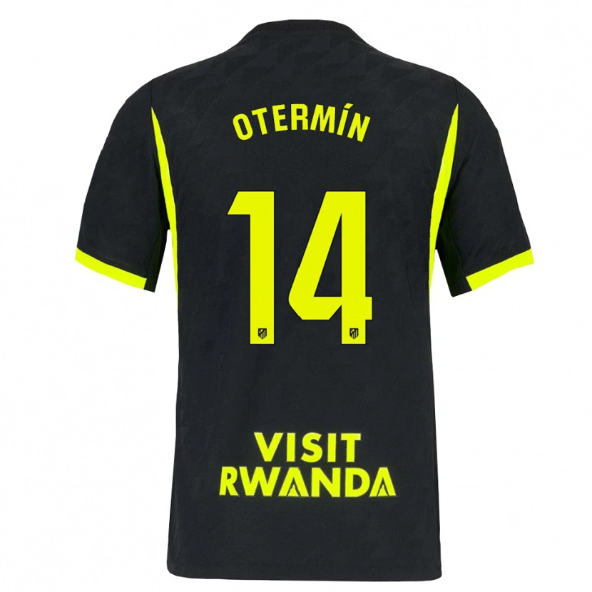 Danxen Mænd Rosa Otermín #14 Lysegrøn Sort Udebane Spillertrøjer 2026/27 Trøje T-Shirt