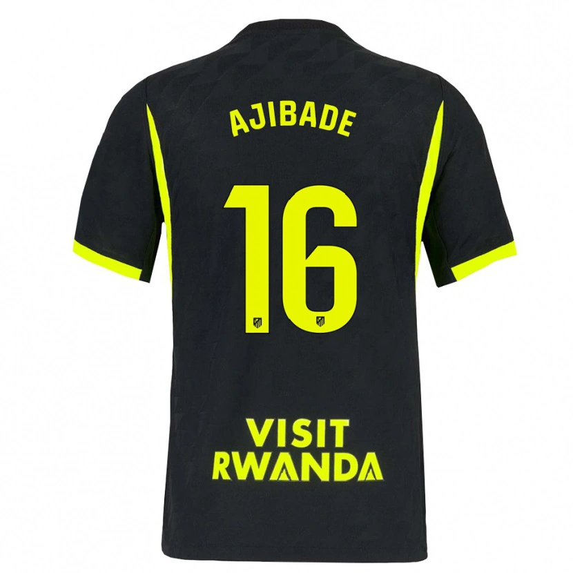 Danxen Mænd Rasheedat Ajibade #16 Lysegrøn Sort Udebane Spillertrøjer 2026/27 Trøje T-Shirt