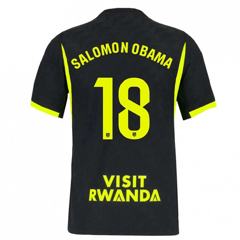 Danxen Mænd Salomon Obama #18 Lysegrøn Sort Udebane Spillertrøjer 2026/27 Trøje T-Shirt