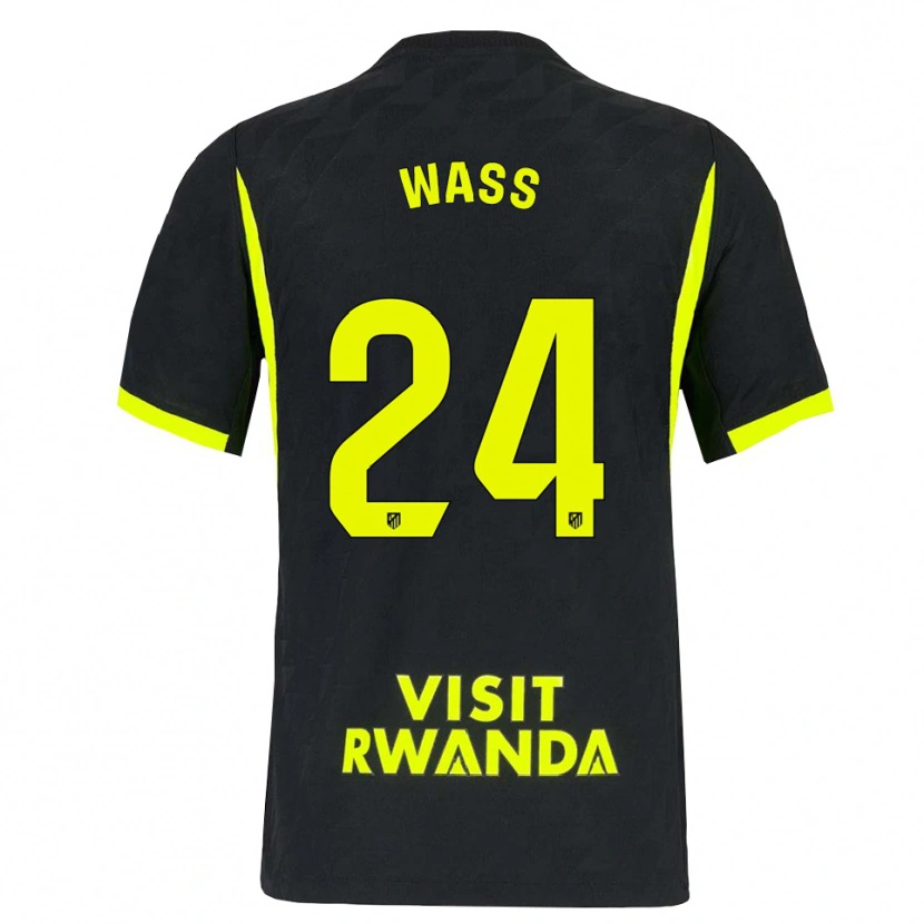 Danxen Mænd Daniel Wass #24 Lysegrøn Sort Udebane Spillertrøjer 2026/27 Trøje T-Shirt