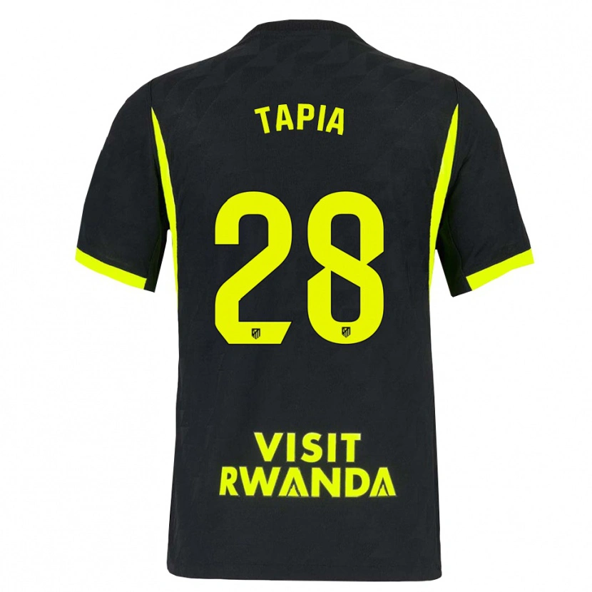 Danxen Mænd Unai Tapia #28 Lysegrøn Sort Udebane Spillertrøjer 2026/27 Trøje T-Shirt