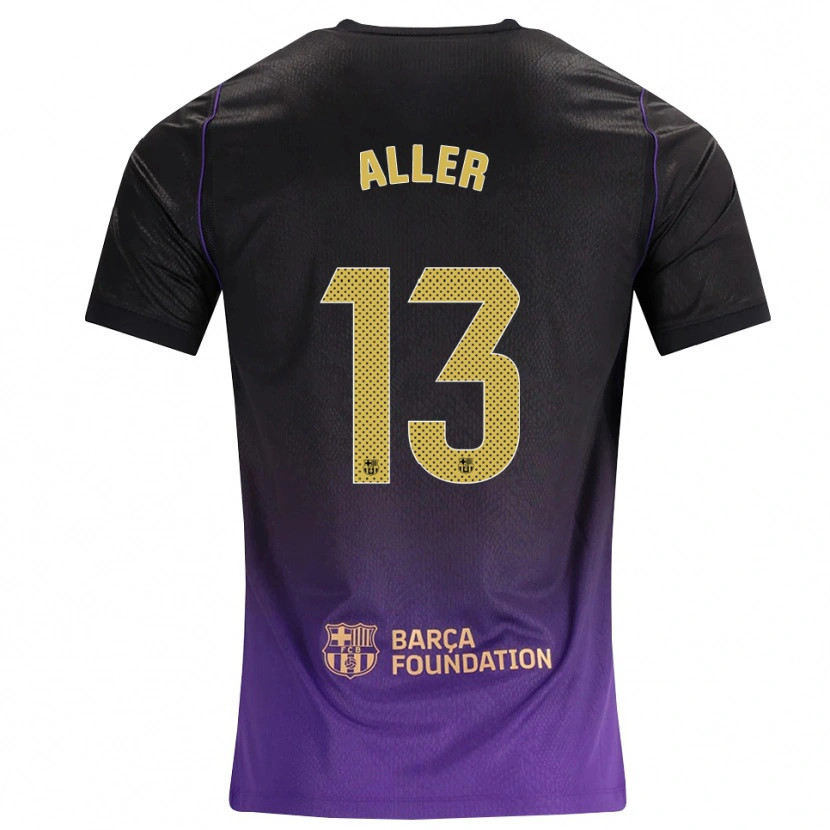 Danxen Mænd Eder Aller #13 Lilla Gul Sort Udebane Spillertrøjer 2026/27 Trøje T-Shirt