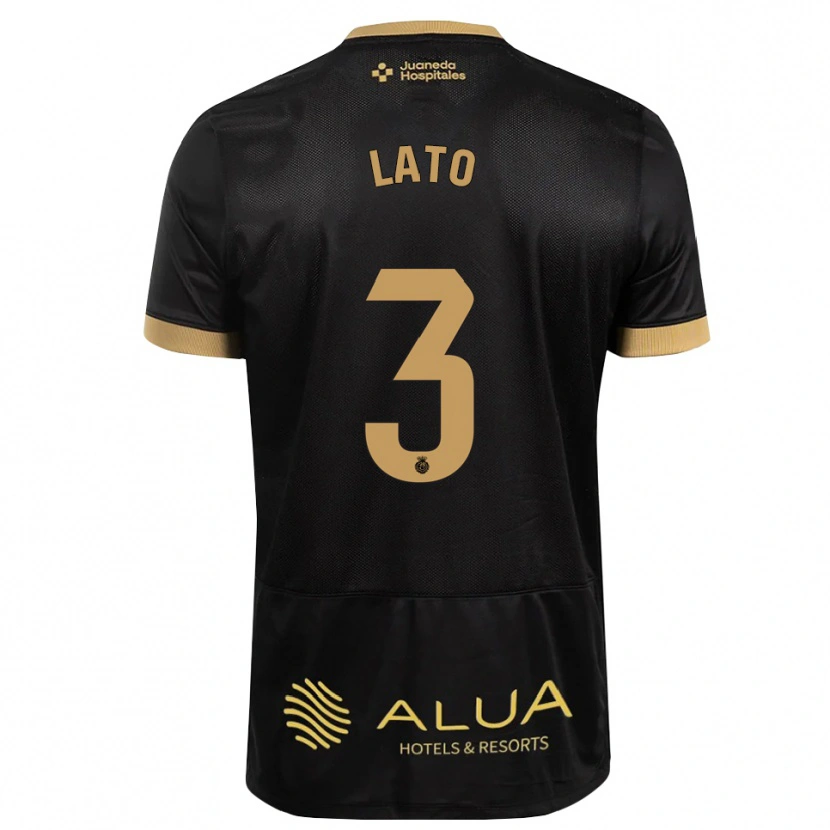 Danxen Mænd Toni Lato #3 Sort Sandfarvet Burlywood Udebane Spillertrøjer 2026/27 Trøje T-Shirt