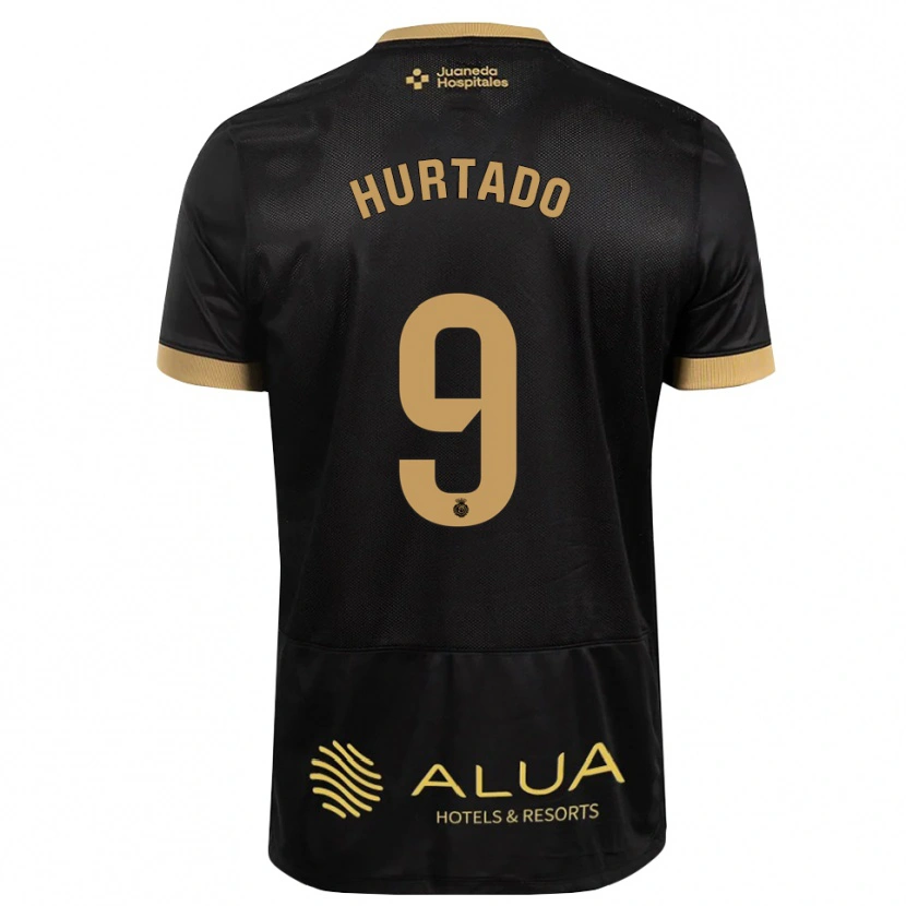 Danxen Mænd Wilber Hurtado #9 Sort Sandfarvet Burlywood Udebane Spillertrøjer 2026/27 Trøje T-Shirt