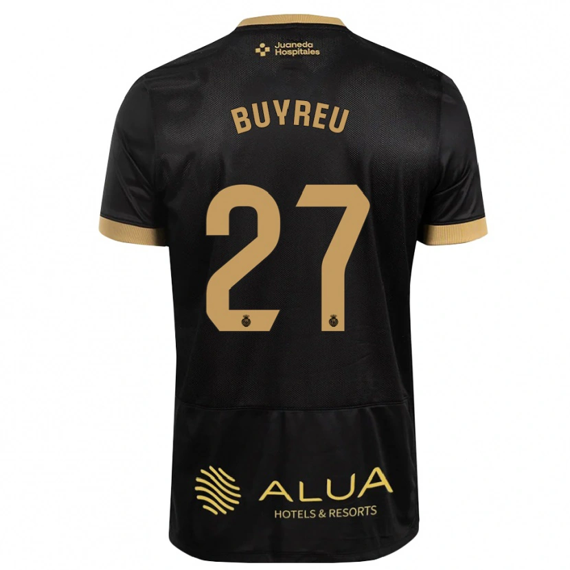 Danxen Mænd Jan Buyreu #27 Sort Sandfarvet Burlywood Udebane Spillertrøjer 2026/27 Trøje T-Shirt