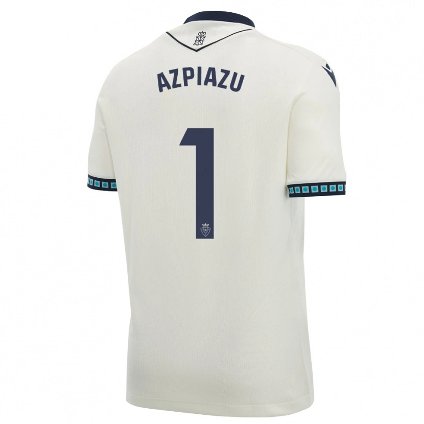 Danxen Mænd Nahia Azpiazu Moreno #1 Hvid Sort Lys Himmelblå Udebane Spillertrøjer 2026/27 Trøje T-Shirt