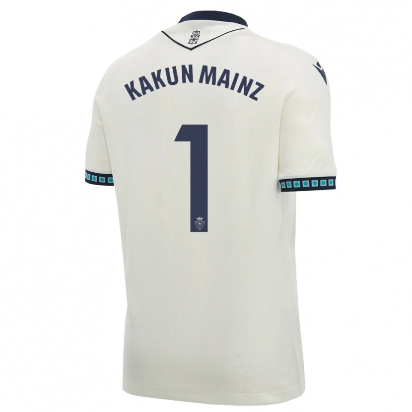 Danxen Mænd Kakun Mainz #1 Hvid Sort Lys Himmelblå Udebane Spillertrøjer 2026/27 Trøje T-Shirt