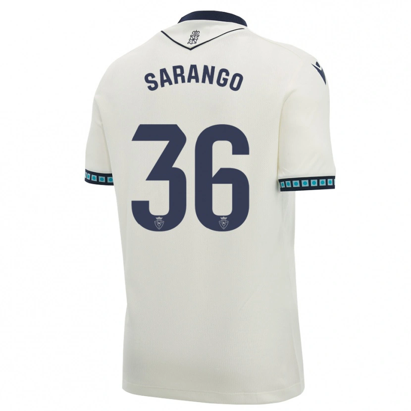 Danxen Mænd Kepa Sarango #36 Hvid Sort Lys Himmelblå Udebane Spillertrøjer 2026/27 Trøje T-Shirt