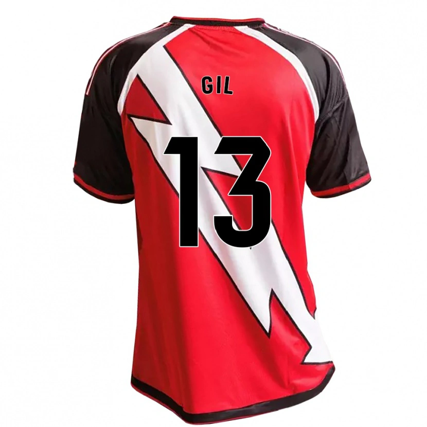 Danxen Mænd Juanpe Gil #13 Rød Sort Hvid Udebane Spillertrøjer 2026/27 Trøje T-Shirt
