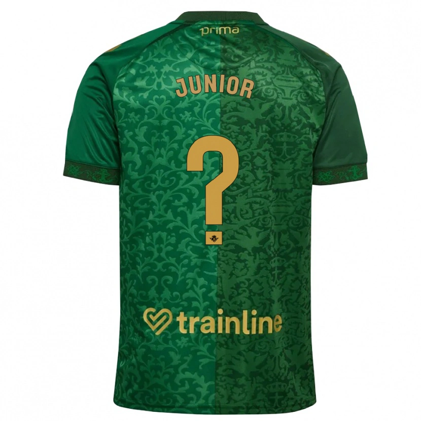 Danxen Mænd Clute Junior #0 Skovgrøn Mørk Gyldenrod Udebane Spillertrøjer 2026/27 Trøje T-Shirt