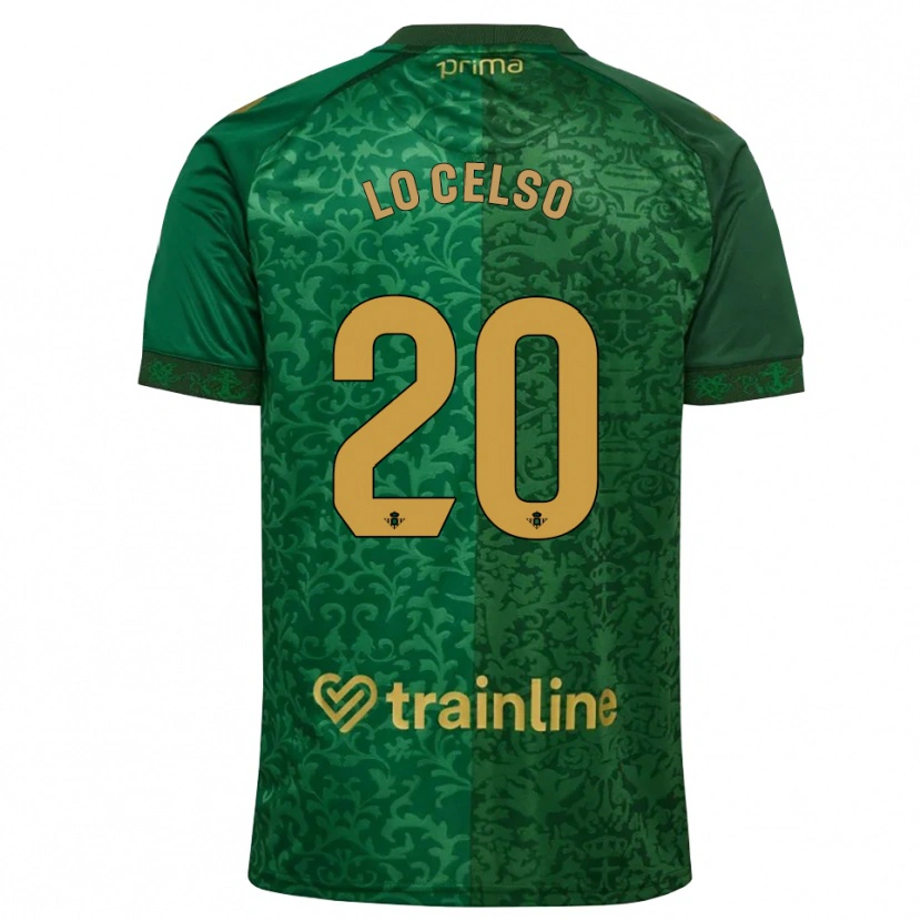 Danxen Mænd Giovani Lo Celso #20 Skovgrøn Mørk Gyldenrod Udebane Spillertrøjer 2026/27 Trøje T-Shirt