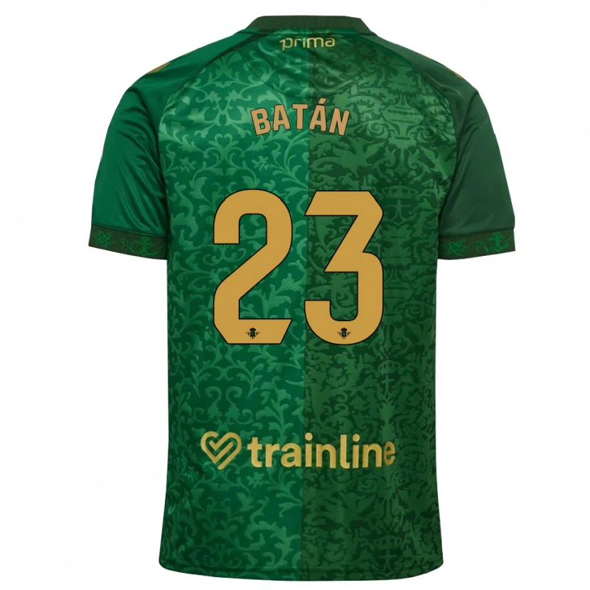 Danxen Mænd Fran Batán #23 Skovgrøn Mørk Gyldenrod Udebane Spillertrøjer 2026/27 Trøje T-Shirt