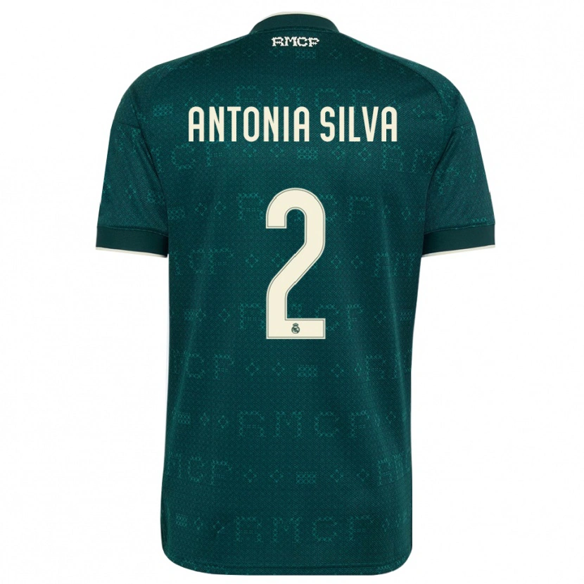 Danxen Mænd Antônia Silva #2 Mørk Skifergrå Hvid Udebane Spillertrøjer 2026/27 Trøje T-Shirt