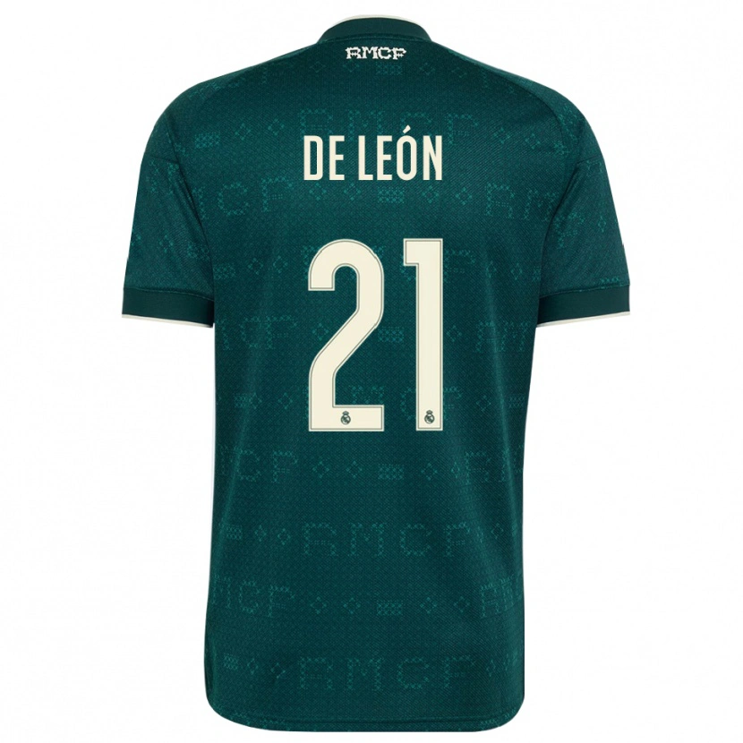 Danxen Mænd Jeremy De León #21 Mørk Skifergrå Hvid Udebane Spillertrøjer 2026/27 Trøje T-Shirt