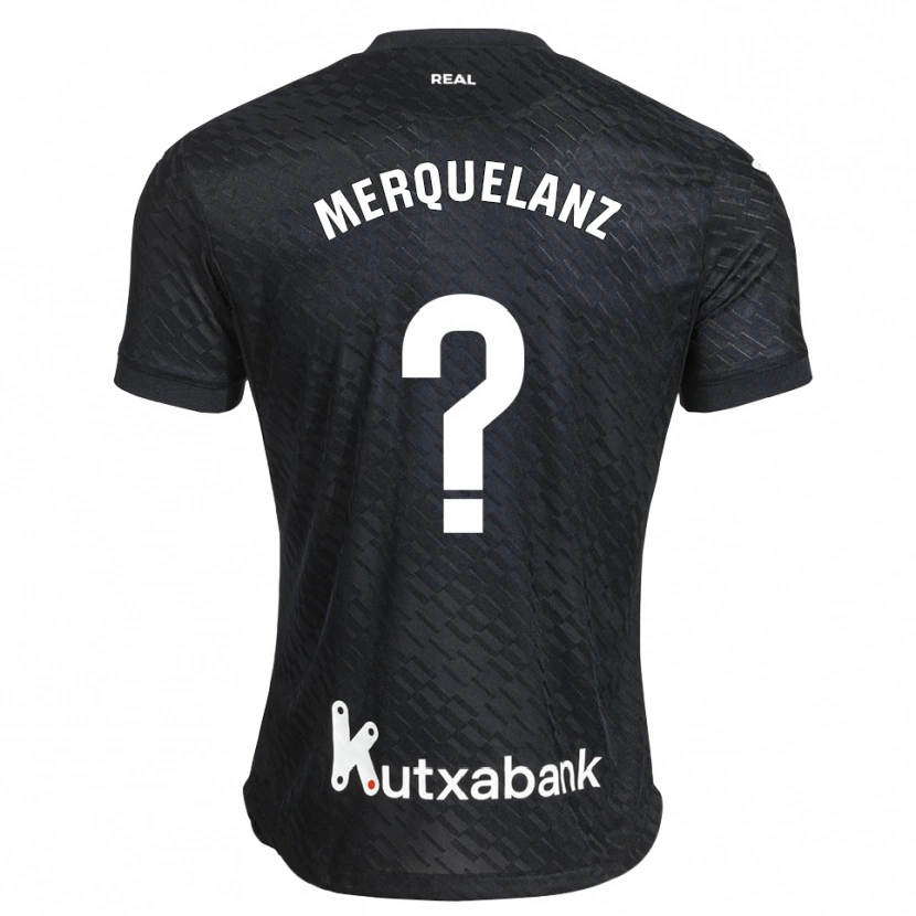 Danxen Mænd Martin Merquelanz #0 Sort Hvid Udebane Spillertrøjer 2026/27 Trøje T-Shirt