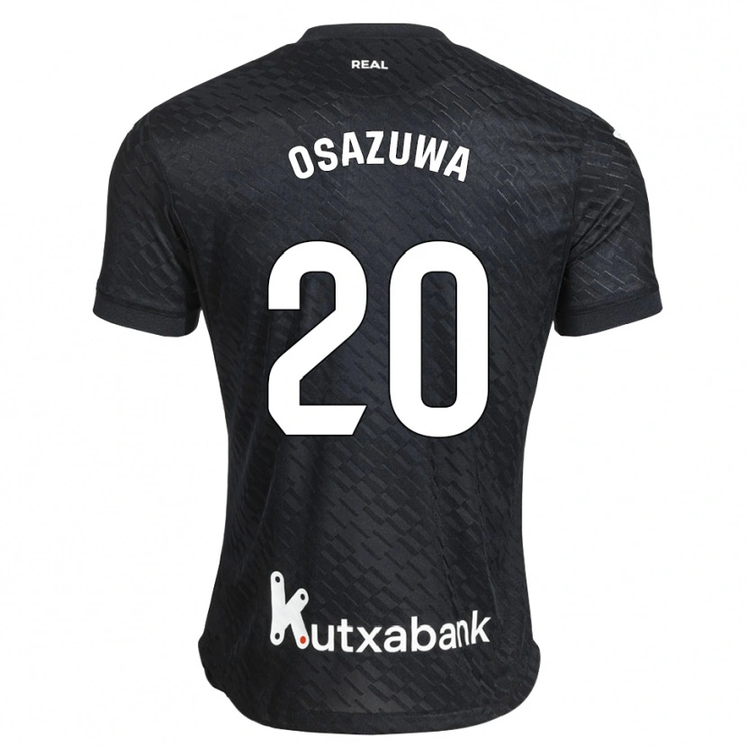 Danxen Mænd Sydney Osazuwa #20 Sort Hvid Udebane Spillertrøjer 2026/27 Trøje T-Shirt