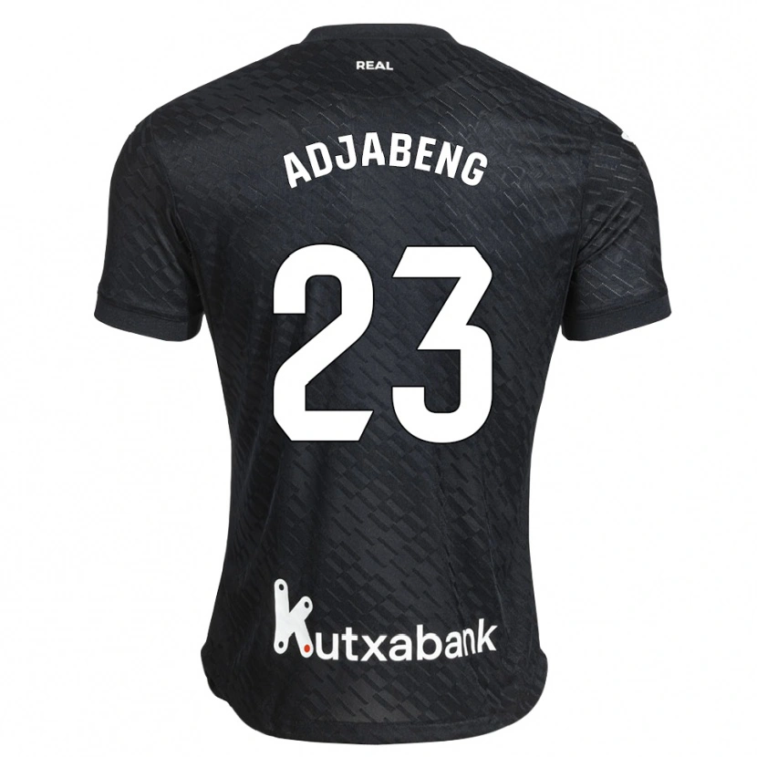 Danxen Mænd Andrews Adjabeng #23 Sort Hvid Udebane Spillertrøjer 2026/27 Trøje T-Shirt