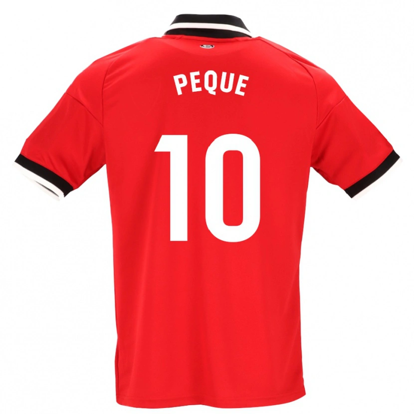 Danxen Mænd Peque Fernández #10 Sort Hvid Rød Udebane Spillertrøjer 2026/27 Trøje T-Shirt
