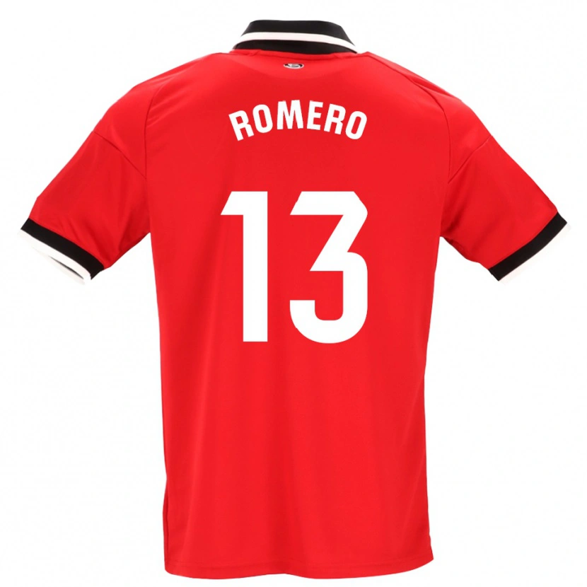 Danxen Mænd Rafael Romero #13 Sort Hvid Rød Udebane Spillertrøjer 2026/27 Trøje T-Shirt