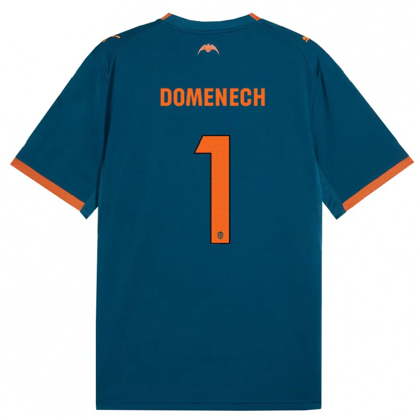 Danxen Mænd Jaume Domenech #1 Stålblå Orange Udebane Spillertrøjer 2026/27 Trøje T-Shirt