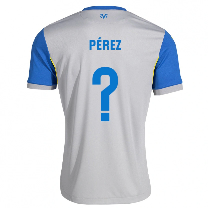 Danxen Mænd Saúl Pérez #0 Dodgerblå Grå Udebane Spillertrøjer 2026/27 Trøje T-Shirt