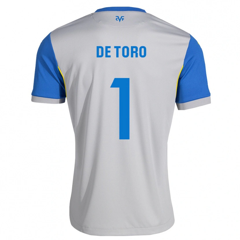 Danxen Mænd Elena De Toro #1 Dodgerblå Grå Udebane Spillertrøjer 2026/27 Trøje T-Shirt
