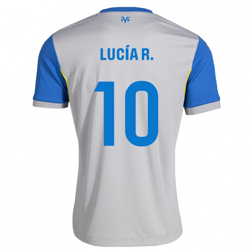 Danxen Mænd Lucía Romero #10 Dodgerblå Grå Udebane Spillertrøjer 2026/27 Trøje T-Shirt
