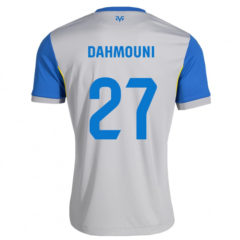 Danxen Mænd Moha Dahmouni #27 Dodgerblå Grå Udebane Spillertrøjer 2026/27 Trøje T-Shirt