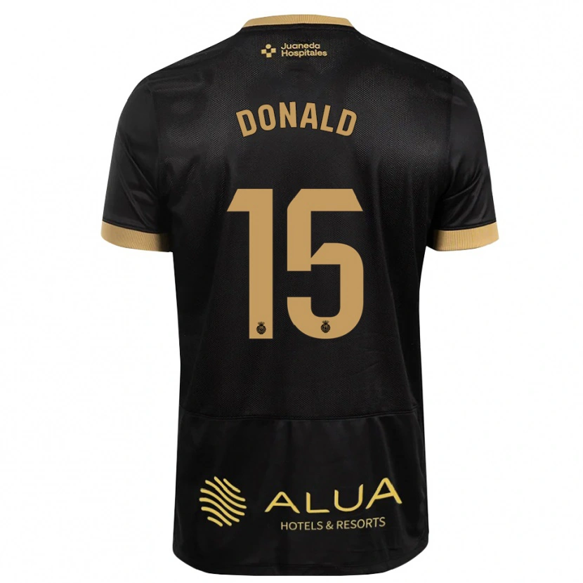 Danxen Mænd John Donald #15 Sort Sandfarvet Burlywood Udebane Spillertrøjer 2026/27 Trøje T-Shirt