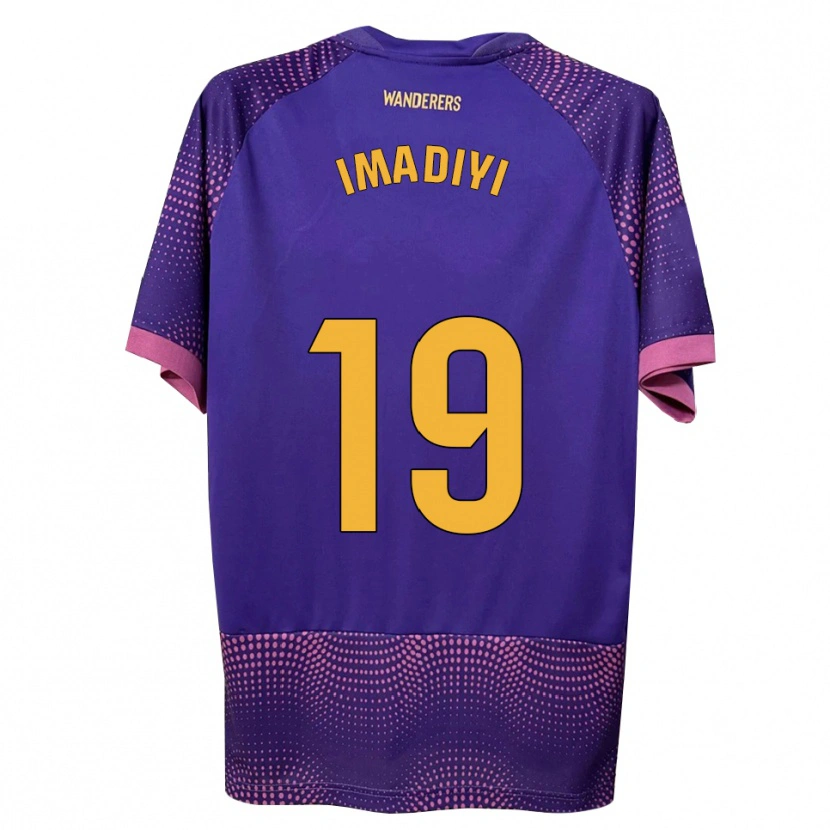 Danxen Mænd Ceri Imadiyi #19 Lilla Hvid Pink Udebane Spillertrøjer 2026/27 Trøje T-Shirt